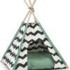 Beeztees Kioni Tipi Tent - Kattenhuis - Zwart/Wit - 50x50x70 Cm 1 Beeztees Kioni Tipi Tent - Kattenhuis - Zwart/Wit - 50x50x70 Cm -Kattenbenodigdheden 1003x1200 2