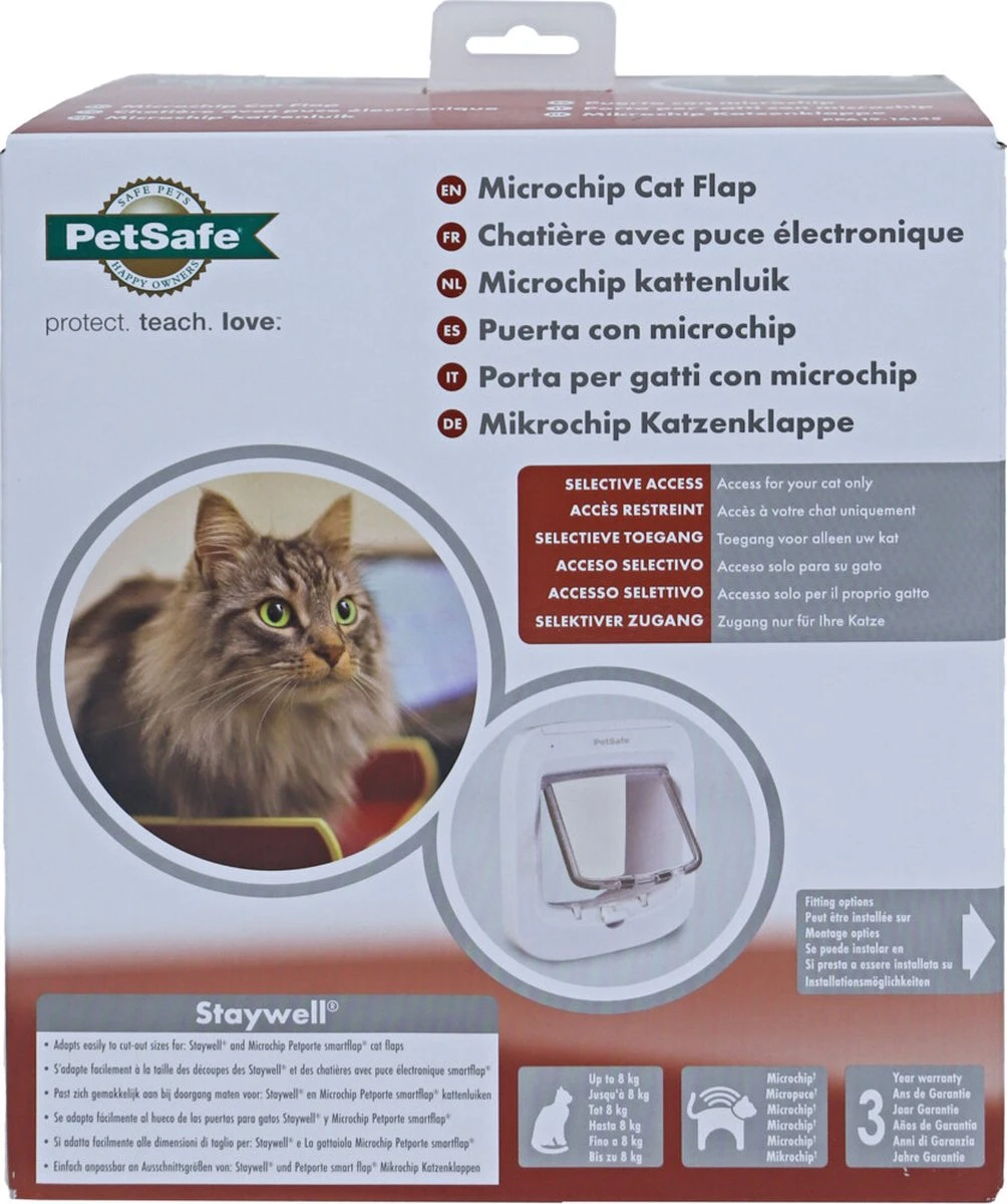 PetSafe Microchip - Wit - Kattenluik - 12,2 X 23,9 14 PetSafe Microchip - Wit - Kattenluik - 12,2 X 23,9 - Afbeelding 12