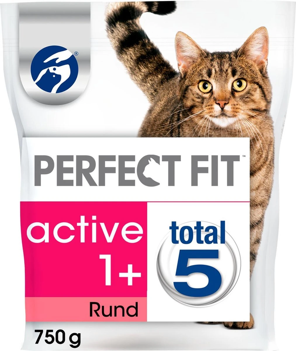 Perfect Fit Active 1+ Katten Droogvoer - Rund - 4 X 750 Gr 3 Perfect Fit Active 1+ Katten Droogvoer - Rund - 4 X 750 Gr