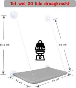 Merkloos Kattenhangmat - Kattenbed - Hangmat Kat Raam Ook Voor Radiator En Deur - Kattenmand Raam En Radiator - Katten Hangmat - Radiatorhangmat Kat Kattenstoel - Tijdelijk Met Extra Hangmat Hoes -Kattenbenodigdheden 1045x1200 4