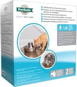 PetSafe® Seaside Stainless Steel Pet Fountain - RVS Drinkfontein Voor Katten En Kleine Honden - Water Borrelt Zacht Over De Toren - Door Het Design Van Alle Kanten Bereikbaar - 1,8 Liter - PetSafe Seaside 11 PetSafe® Seaside Stainless Steel Pet Fountain - RVS Drinkfontein Voor Katten En Kleine Honden - Water Borrelt Zacht Over De Toren - Door Het Design Van Alle Kanten Bereikbaar - 1,8 Liter - PetSafe Seaside -Kattenbenodigdheden 1061x1200 1
