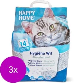 Happy Home White - Kattenbakvulling - 3 X 20 L 5 Happy Home White - Kattenbakvulling - 3 X 20 L -Kattenbenodigdheden 1083x1200