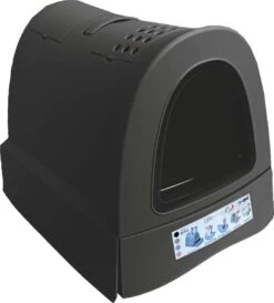 Imac Zuma - Met Schuiflade - Zwart - Kattenbak - 56 X 40 X 42,5 Cm -Kattenbenodigdheden 1084x1200 1