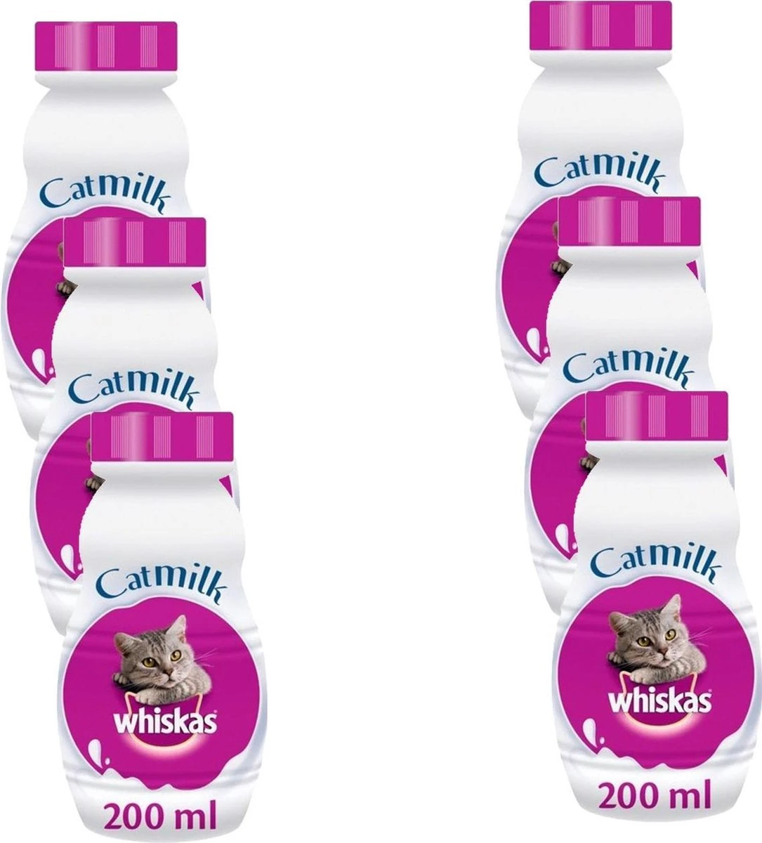 Whiskas Catmilk Melk - Kattensnack - 6 X 200 Ml 5 Whiskas Catmilk Melk - Kattensnack - 6 X 200 Ml - Afbeelding 3