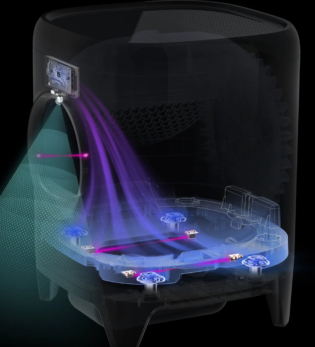 PETKIT Pura X Self-Cleaning Cat Litter Box, No Scooping Automatic Cat Litter Box Fr Multiple Cats, XSecure/Odor Removal/APP Control Automatic Cat Littler Box With Mat 4 PETKIT Pura X Self-Cleaning Cat Litter Box, No Scooping Automatic Cat Litter Box Fr Multiple Cats, XSecure/Odor Removal/APP Control Automatic Cat Littler Box With Mat - Afbeelding 2