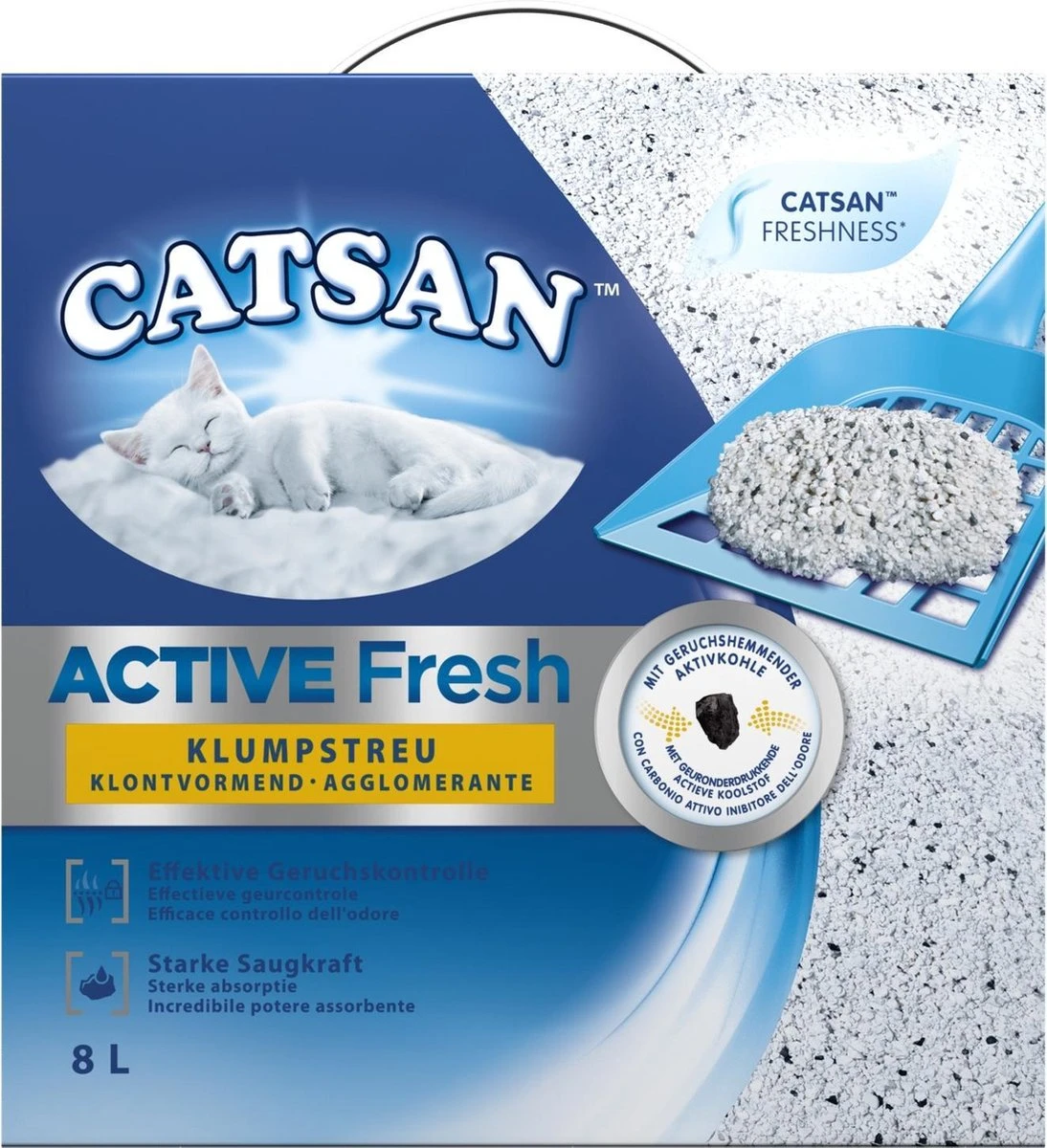 Catsan Active Fresh - Kattenbakvulling - 8 L 9 Catsan Active Fresh - Kattenbakvulling - 8 L - Afbeelding 7