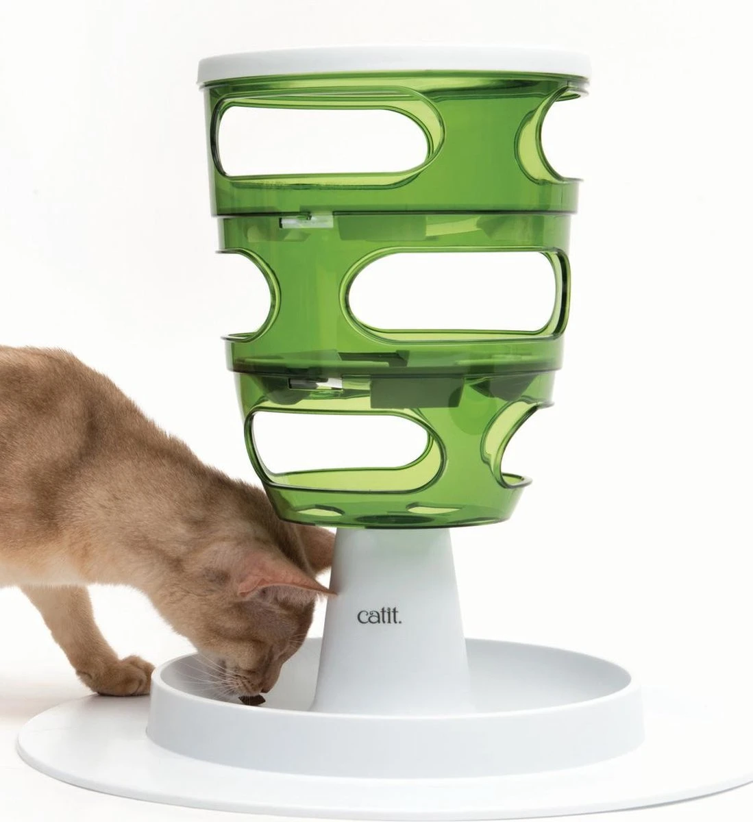 Cat-It Senses 2.0 Food Tree - Wit/Groen - Voerbak - Ø 35 Cm 4 Cat-It Senses 2.0 Food Tree - Wit/Groen - Voerbak - Ø 35 Cm - Afbeelding 2