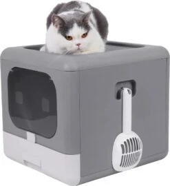 Merkloos Zelfreinigende Kattenbak - Automatische Kattenbak - Kattenbak Zelfreinigend - Electrische Kattenbak - Grijs 15 Merkloos Zelfreinigende Kattenbak - Automatische Kattenbak - Kattenbak Zelfreinigend - Electrische Kattenbak - Grijs -Kattenbenodigdheden 1099x1200 5