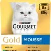 Gourmet Gold Mousse - Kattenvoer Natvoer - Kip, Zalm, Niertjes & Konijn - 48 X 85 G 2 Gourmet Gold Mousse - Kattenvoer Natvoer - Kip, Zalm, Niertjes & Konijn - 48 X 85 G -Kattenbenodigdheden 1105x1200 1