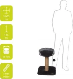 Duvo Krabpaal Trend Grove - 35 X 35 X 44 Cm -Kattenbenodigdheden 1105x1200 2