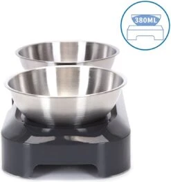 Nobleza Katten Voerbakjes - Ergonomische Dubbele Voerbak - Anti Braak Voerbak Voor Katten - Zwart - Dubbel - RVS 24 Nobleza Katten Voerbakjes - Ergonomische Dubbele Voerbak - Anti Braak Voerbak Voor Katten - Zwart - Dubbel - RVS -Kattenbenodigdheden 1126x1200 2