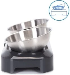 Nobleza Katten Voerbakjes - Ergonomische Dubbele Voerbak - Anti Braak Voerbak Voor Katten - Zwart - Dubbel - RVS 25 Nobleza Katten Voerbakjes - Ergonomische Dubbele Voerbak - Anti Braak Voerbak Voor Katten - Zwart - Dubbel - RVS -Kattenbenodigdheden 1127x1200 1