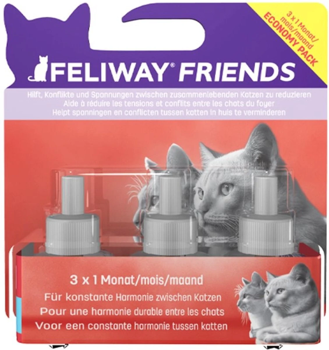 Feliway Friends - Navulling - 1 X 48 Ml - Anti-conflict Voor Katten 8 Feliway Friends - Navulling - 1 X 48 Ml - Anti-conflict Voor Katten - Afbeelding 6