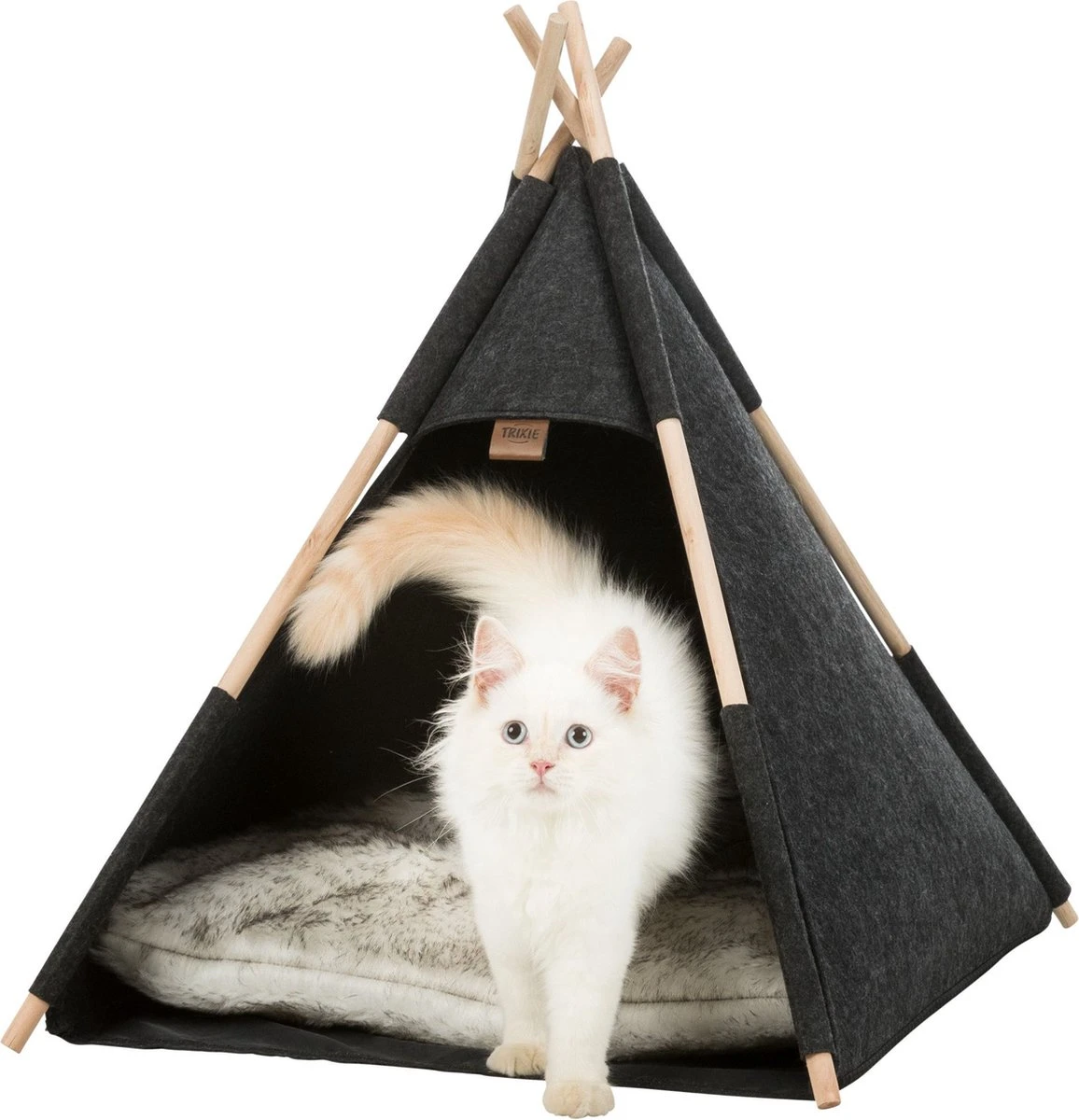TRIXIE Huisdierengrot Tipi 55x65x55 Cm Vilt 16 TRIXIE Huisdierengrot Tipi 55x65x55 Cm Vilt - Afbeelding 14