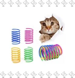 Merkloos EPIN | Kattenspeelgoed | Kattenveertjes | Katten Spring Veertjes | Springveertje | Kattenveertje | Set Van 4 -Kattenbenodigdheden 1164x1200 2