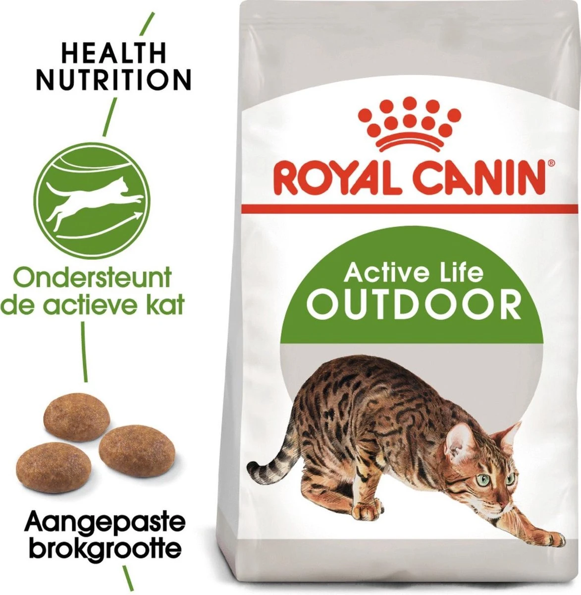 Royal Canin Outdoor - Kattenvoer - 10 Kg 4 Royal Canin Outdoor - Kattenvoer - 10 Kg - Afbeelding 2