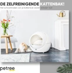 Petree Dome- Zelfreinigende Kattenbak - Automatisch - Katten - Anti-geur - 60 X 35 X 60 Cm 18 Petree Dome- Zelfreinigende Kattenbak - Automatisch - Katten - Anti-geur - 60 X 35 X 60 Cm -Kattenbenodigdheden 1174x1200 5