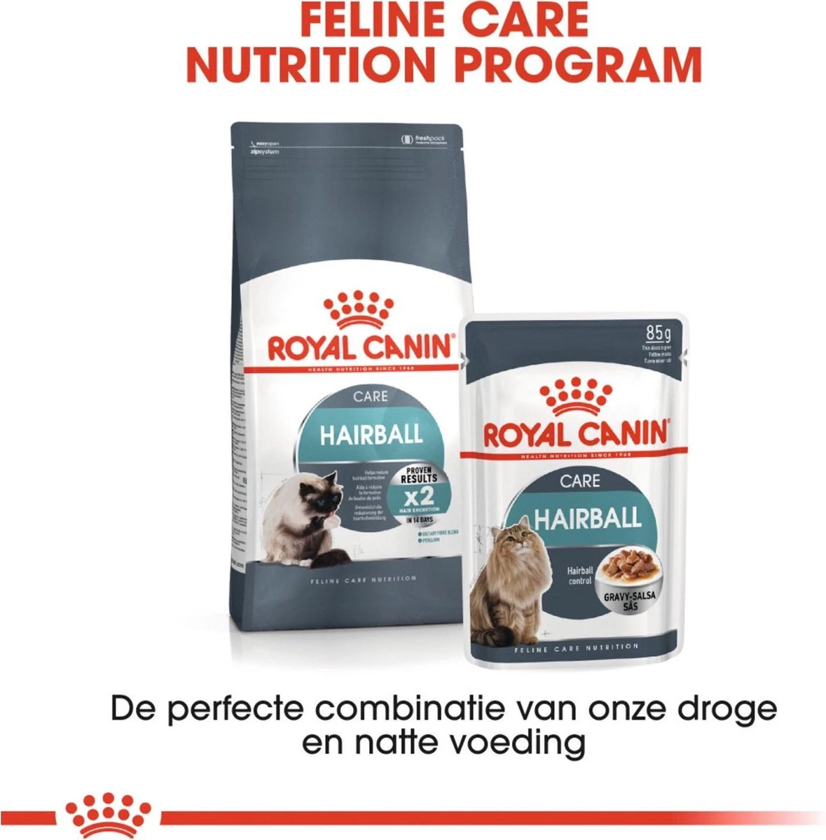 Royal Canin Hairball Care - Kattenvoer - 2 Kg 8 Royal Canin Hairball Care - Kattenvoer - 2 Kg - Afbeelding 6