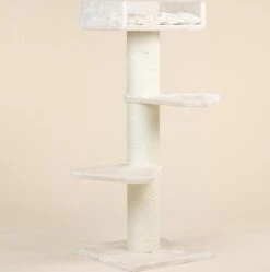 RHR Quality Royalty Krabpaal - Crème/wit - 60 X 60 X 155 Cm 31 RHR Quality Royalty Krabpaal - Crème/wit - 60 X 60 X 155 Cm -Kattenbenodigdheden 1189x1200 1
