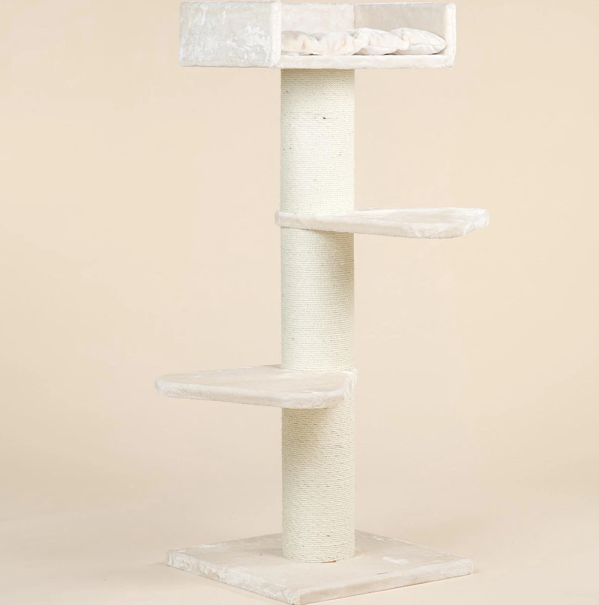 RHR Quality Royalty Krabpaal - Crème/wit - 60 X 60 X 155 Cm 13 RHR Quality Royalty Krabpaal - Crème/wit - 60 X 60 X 155 Cm - Afbeelding 11