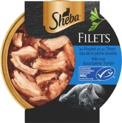 Sheba Filets - Katten Natvoer In Saus - Tonijn En Kip - 16 X 60 Gr 6 Sheba Filets - Katten Natvoer In Saus - Tonijn En Kip - 16 X 60 Gr -Kattenbenodigdheden 1192x1200