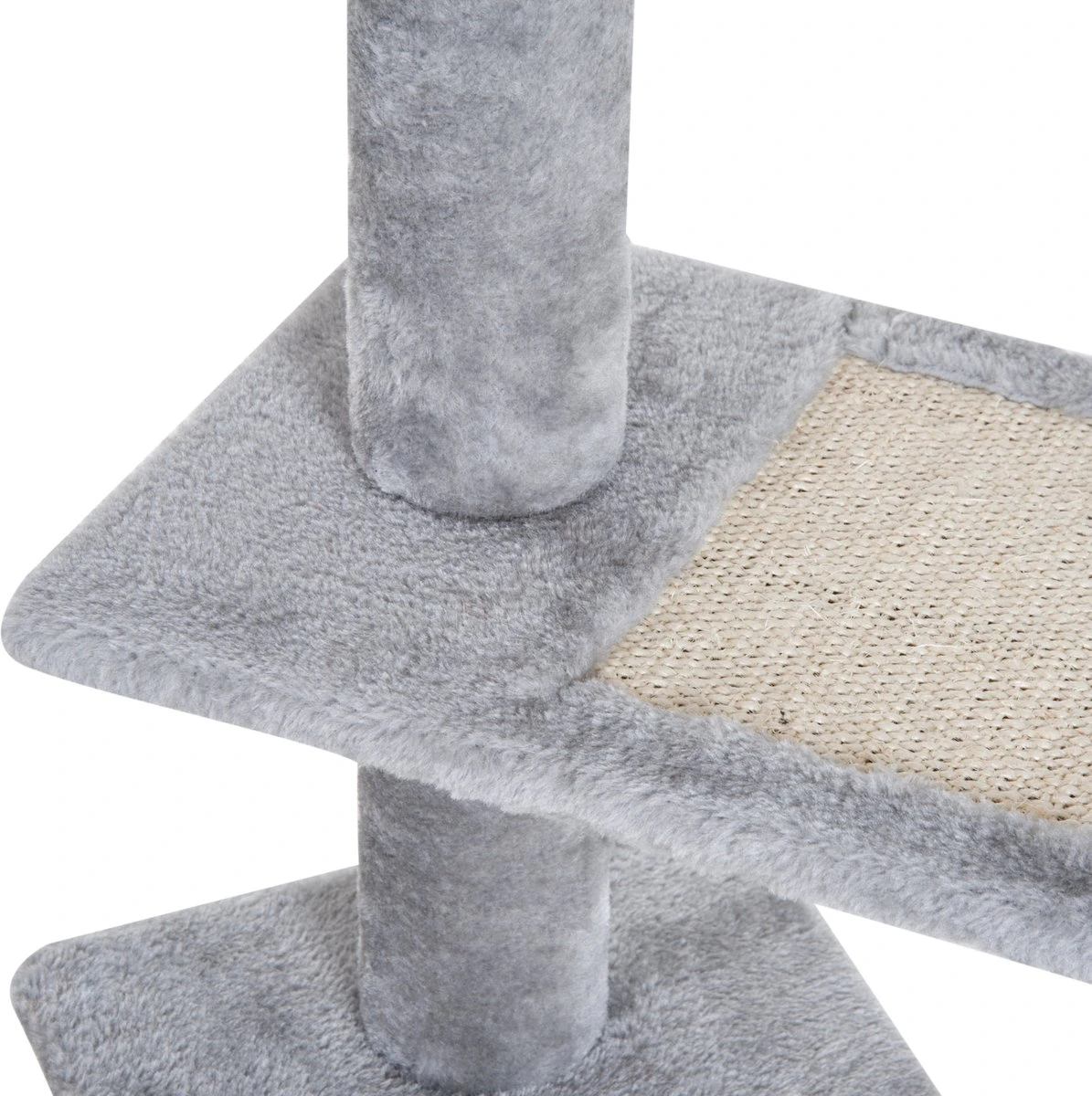 PawHut Klimboom 5 Lagen Kattenboom Speelboom Kattenkrabboom Trap Sisal Beige D30-183 4 PawHut Klimboom 5 Lagen Kattenboom Speelboom Kattenkrabboom Trap Sisal Beige D30-183 - Afbeelding 2