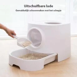 Skipoo Kattenbak Space Series - Kattenmand Met Lade - Inclusief Kattenbak Schep - Grote Kattenbak 12 Skipoo Kattenbak Space Series - Kattenmand Met Lade - Inclusief Kattenbak Schep - Grote Kattenbak -Kattenbenodigdheden 1198x1200 10