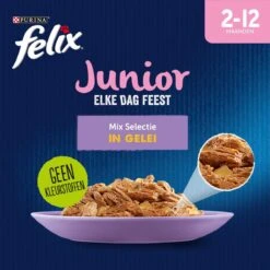 Felix Elke Dag Feest Mix Selectie In Gelei Junior - Katten Droogvoer - 48 X 85g 11 Felix Elke Dag Feest Mix Selectie In Gelei Junior - Katten Droogvoer - 48 X 85g -Kattenbenodigdheden 1198x1200 3