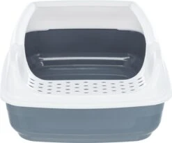 Trixie Kattenbak Delio Grijs/wit -Kattenbenodigdheden 1200x1002 1