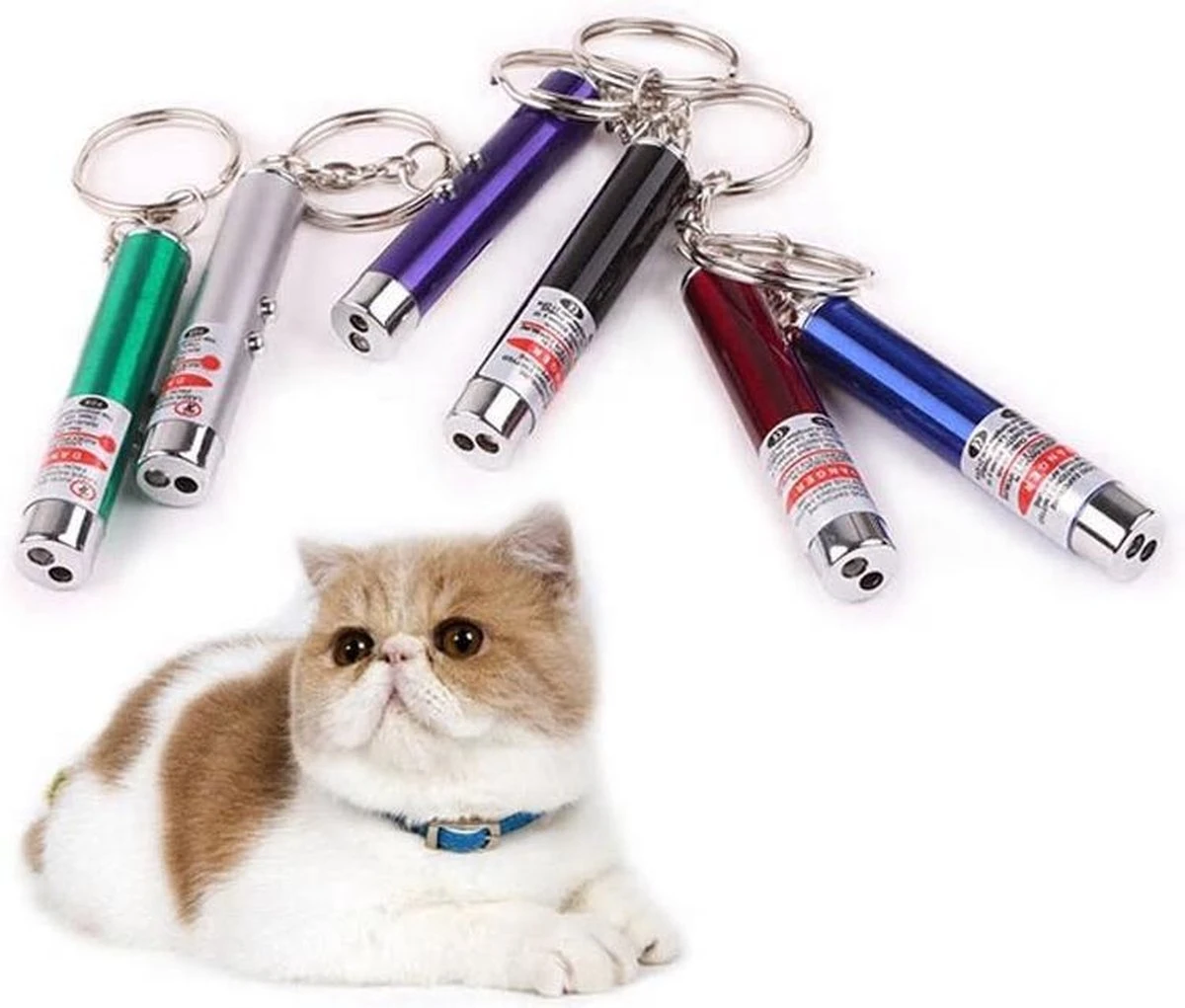 Merkloos Laser Lampje Voor Kat - Met Mini Zaklamp - Kattenlampje 3 Merkloos Laser Lampje Voor Kat - Met Mini Zaklamp - Kattenlampje