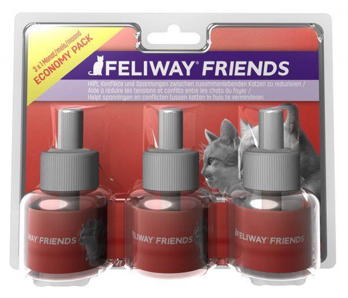 Feliway Friends - Navulling - 3 X 48 Ml 9 Feliway Friends - Navulling - 3 X 48 Ml - Afbeelding 7