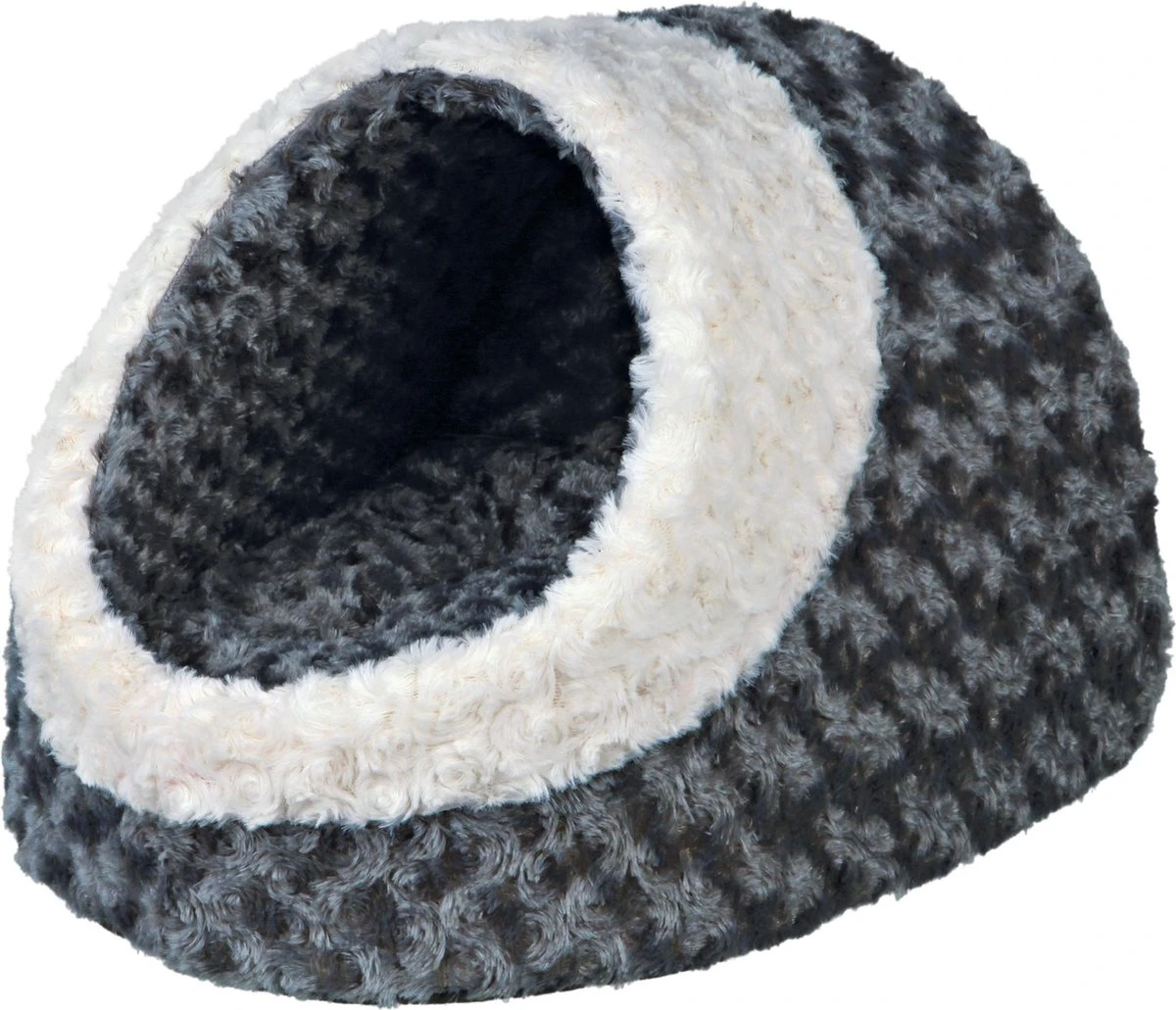 Trixie Kattenmand Iglo Kaline Grijs / Creme - 41X35X26 CM 4 Trixie Kattenmand Iglo Kaline Grijs / Creme - 41X35X26 CM - Afbeelding 2