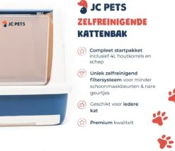 JC Pets Premium Kattenbak Systeem - Inclusief 2.5KG / 4L Kattenbakvulling - Zelfreinigend 16 JC Pets Premium Kattenbak Systeem - Inclusief 2.5KG / 4L Kattenbakvulling - Zelfreinigend -Kattenbenodigdheden 1200x1037 4