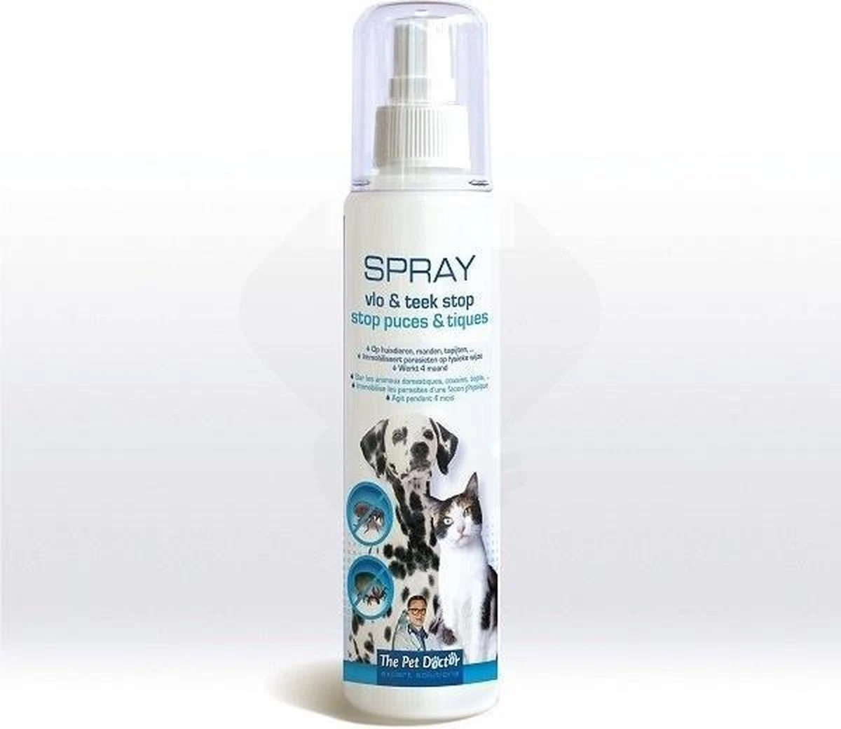 BSI The Pet Doctor - Vlo En Teek Stop Spray - Honden - Dierenverzorging - Voor De Afweer Van Teken, Vlooien En Andere Insecten Bij Honden En Katten - 200 Ml 4 BSI The Pet Doctor - Vlo En Teek Stop Spray - Honden - Dierenverzorging - Voor De Afweer Van Teken, Vlooien En Andere Insecten Bij Honden En Katten - 200 Ml - Afbeelding 2