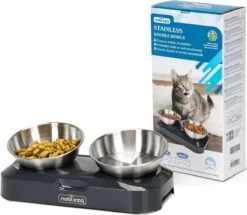 Nobleza Katten Voerbakjes - Ergonomische Dubbele Voerbak - Anti Braak Voerbak Voor Katten - Zwart - Dubbel - RVS 21 Nobleza Katten Voerbakjes - Ergonomische Dubbele Voerbak - Anti Braak Voerbak Voor Katten - Zwart - Dubbel - RVS -Kattenbenodigdheden 1200x1045 4