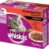 Whiskas Classic Selectie Kattenvoer, Hoogwaardig Nat Voer Voor Volwassen Katten 48 X 100g