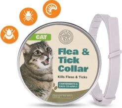 Kattenbenodigdheden 37 Nafurapets Vlooienband Voor Kat – Anti Vlooien – Teken Band – 100% Natuurlijk – 8 Maanden Bescherming – Grote & Kleine Kat