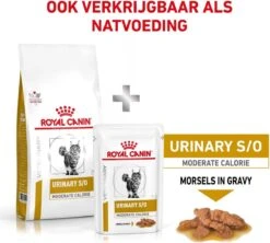Royal Canin Urinary S/O Moderate Calorie - Kattenvoer - 9 Kg -Kattenbenodigdheden 1200x1078