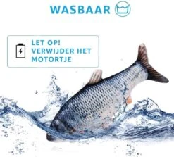 TwinQ Dansende Vis - Bewegende Vis Met Kattenkruid - Kattenspeeltjes - USB Oplaadbaar - Speelgoed Voor Katten - Incl. Kattenlampje -Kattenbenodigdheden 1200x1085 3