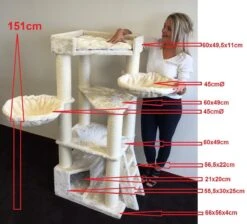 RHRQuality Corner Coon Krabpaal Voor Grote Katten - 60 X 56 X 151 Cm - Crème 22 RHRQuality Corner Coon Krabpaal Voor Grote Katten - 60 X 56 X 151 Cm - Crème -Kattenbenodigdheden 1200x1087 1