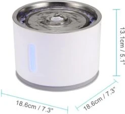 Merkloos Drinkfontein Voor Hond En Kat - RVS Waterbak - Dieren Drinkbak - Vers Water Fontein - Drinkfontein Katten- 3 Standen - 2.4 Liter - Incl. 1 Koolstoffilter 15 Merkloos Drinkfontein Voor Hond En Kat - RVS Waterbak - Dieren Drinkbak - Vers Water Fontein - Drinkfontein Katten- 3 Standen - 2.4 Liter - Incl. 1 Koolstoffilter -Kattenbenodigdheden 1200x1092