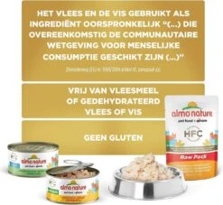 Almo Nature Natvoer Voor Katten - HFC Natural - 24 X 70g - Kip En Tonijn - 24 X 70 Gram 22 Almo Nature Natvoer Voor Katten - HFC Natural - 24 X 70g - Kip En Tonijn - 24 X 70 Gram -Kattenbenodigdheden 1200x1105