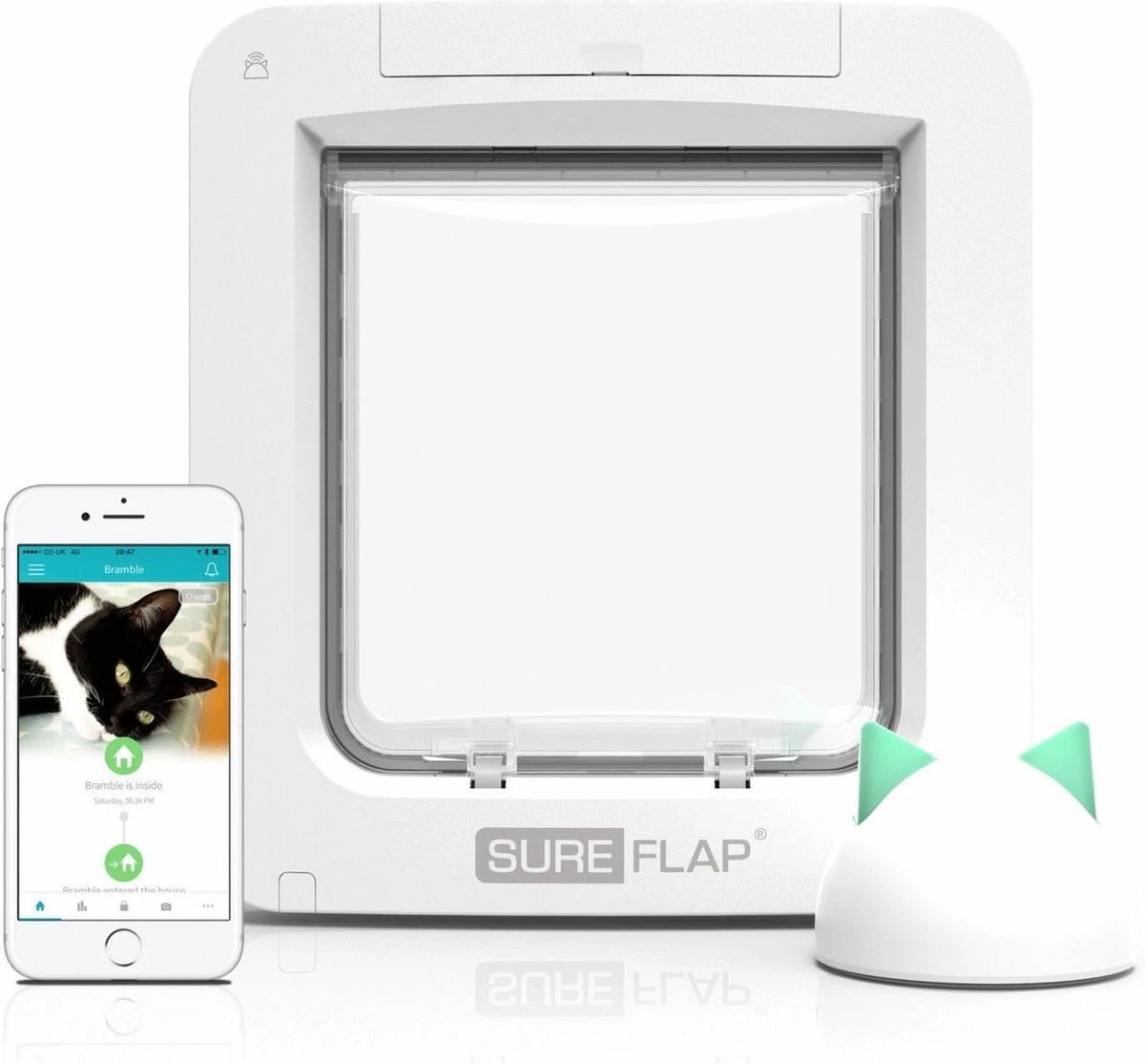 Sureflap Microchip Huisdierluik Connect Bundel - Kattenluik - Wit 3 Sureflap Microchip Huisdierluik Connect Bundel - Kattenluik - Wit