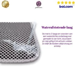Professionele Kattenbakmat + Cadeau – Schoonloopmat Kattenbak – Katten Grit Opvanger – Dubbele Waterdichte Laag – Uitloopmat Kattenbak – Kattenverzorging – Kattenbak Accessoires - Gritmat – Kat Benodigdheden 11 Professionele Kattenbakmat + Cadeau – Schoonloopmat Kattenbak – Katten Grit Opvanger – Dubbele Waterdichte Laag – Uitloopmat Kattenbak – Kattenverzorging – Kattenbak Accessoires - Gritmat – Kat Benodigdheden -Kattenbenodigdheden 1200x1115 4