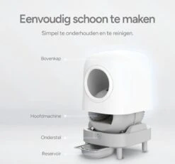 Petree Cube - Zelfreinigende Kattenbak - Automatisch - Bedienen Via De App - Katten - Anti-geur - 60 X 52 X 64 Cm 23 Petree Cube - Zelfreinigende Kattenbak - Automatisch - Bedienen Via De App - Katten - Anti-geur - 60 X 52 X 64 Cm -Kattenbenodigdheden 1200x1121 4