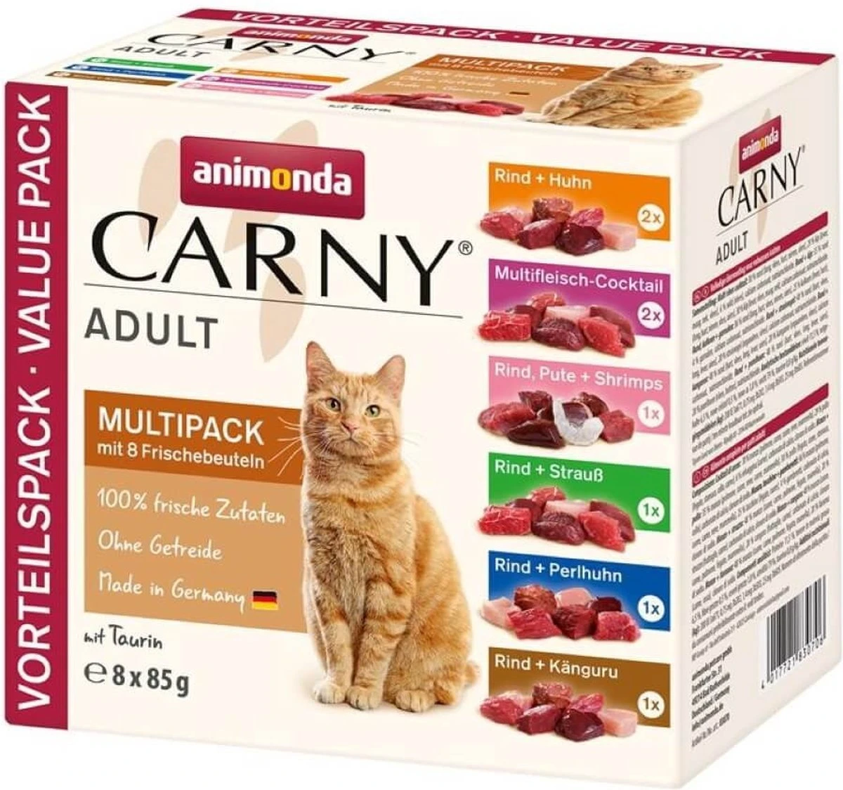 Animonda Carny Multipack 8 X 85 Gram 3 Animonda Carny Multipack 8 X 85 Gram