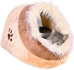Trixie Kattenmand Iglo Minou Beige / Bruin - 41X35X26 CM -Kattenbenodigdheden 1200x1127 8