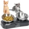 Nobleza Katten Voerbakjes - Ergonomische Dubbele Voerbak - Anti Braak Voerbak Voor Katten - Zwart - Dubbel - RVS 2 Nobleza Katten Voerbakjes - Ergonomische Dubbele Voerbak - Anti Braak Voerbak Voor Katten - Zwart - Dubbel - RVS -Kattenbenodigdheden 1200x1136 3