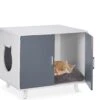 Relaxdays Kattenbak Ombouw Design - Kattenhuis Op Pootjes - Kattenmeubel Wit - Kattenkast 1 Relaxdays Kattenbak Ombouw Design - Kattenhuis Op Pootjes - Kattenmeubel Wit - Kattenkast -Kattenbenodigdheden 1200x1136 8