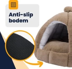 MIRO Katten Huis - Kattenhuizen - Kattenhok - Kattenmand - Dierenhuis - Extra Zacht - Bruin 16 MIRO Katten Huis - Kattenhuizen - Kattenhok - Kattenmand - Dierenhuis - Extra Zacht - Bruin -Kattenbenodigdheden 1200x1140 7